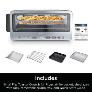 Ninja - Flip Toaster Oven & Air Fryer - Gray