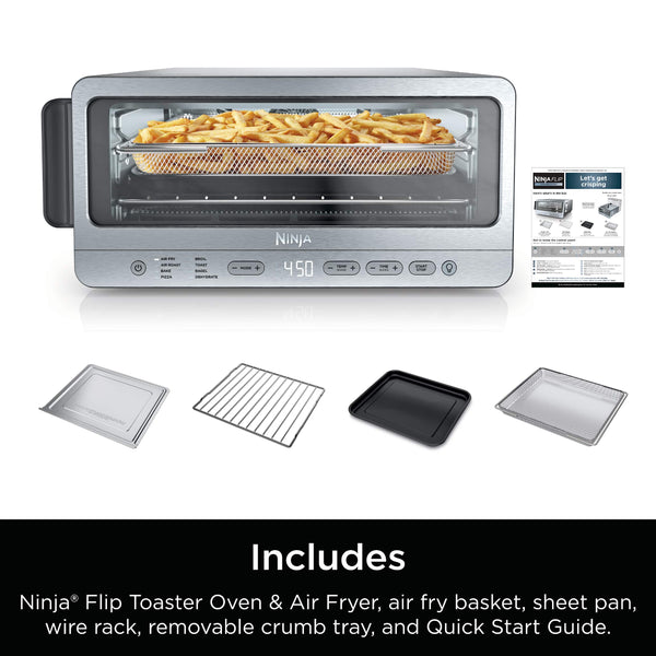 Ninja - Flip Toaster Oven & Air Fryer - Gray