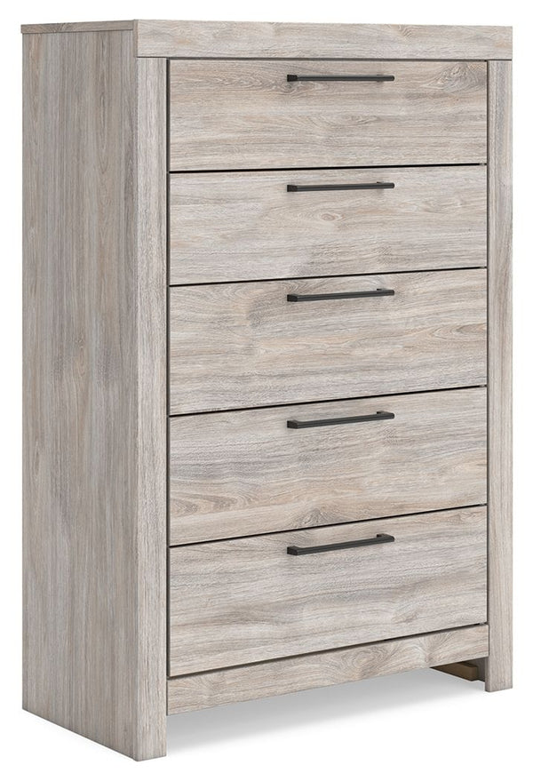 Broachmyn - Five Drawer Chest #gray