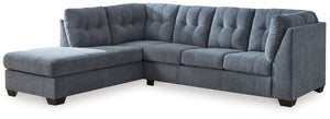 Marleton - Sectional #blue #2pc.leftarmfacingcornerchaisesectional