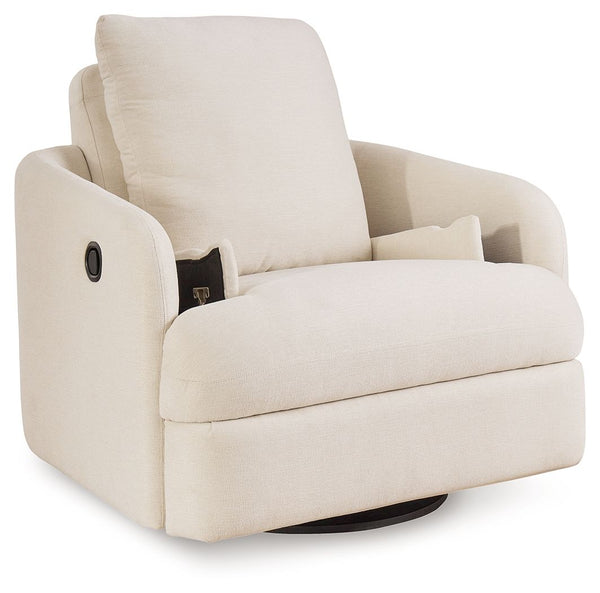 Modmax - Swivel Glider Recliner #white