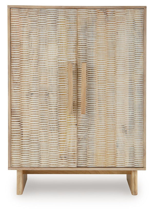 Dallinbury - Mueble auxiliar - Natural / Lacado blanco