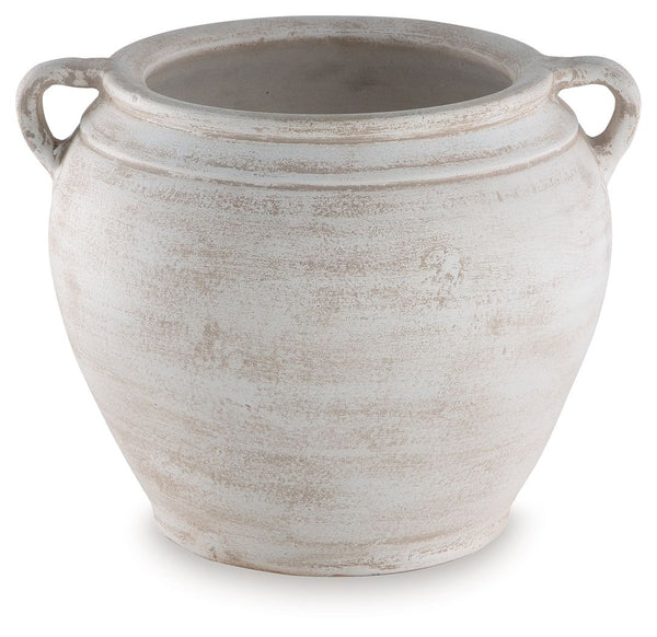 Meadie - 9" Vase #white