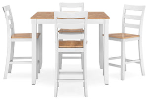 Gesthaven - Dining Room Counter Table Set #white