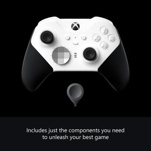 Microsoft - Xbox Elite Series 2 Core Wireless Controller for Xbox Series X, Xbox Series S, Xbox One, PCs, and Cloud-Enabled Devices - White