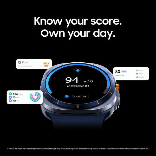 Samsung - Reloj inteligente Galaxy Watch Ultra Titanium de 47 mm con LTE - Plata titanio - (2025)