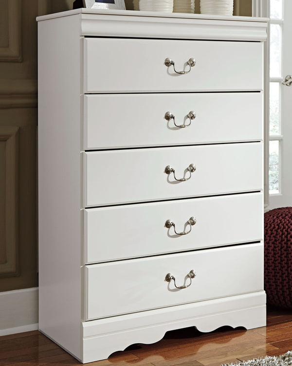 Anarasia - Sleigh Bed Set #4pc.bed,dresser,mirror,chest|5pc.bed,dresser,mirror,chest,nightstand