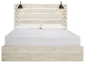 Cambeck - Panel Bed #king #sidestorage