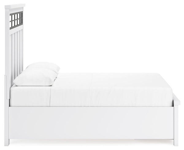 Ashbryn - Panel Storage Bed #queen