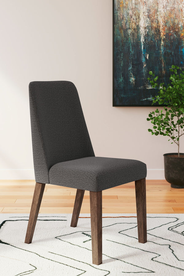 Lyncott - Dining Uph Side Chair (Set of 2) #darkgray