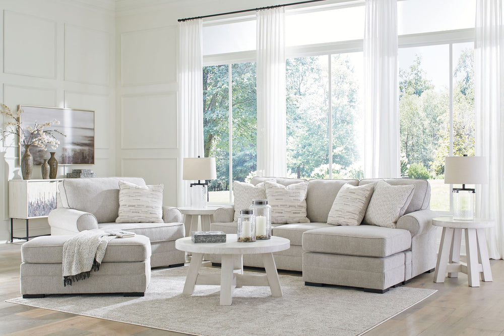 Eastonbridge - Living Room Set #3pc.sofachaise,chairandahalf,ottoman