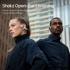 Shokz - OpenRun Pro 2 Wireless Bone Conduction Open-Ear Bluetooth Sports Headphones - Silver