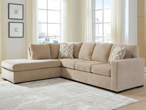Bridgepoint - Sleeper Sectional #lightbrown #2pc.leftarmfacingcornerchaisesleepersectional