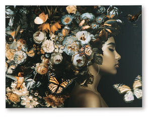 Valfer - Arte de pared - Naranja / Negro / Blanco