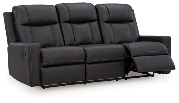 Mackmenville - 2 Pc. - Reclining Sofa & Dbl Rec Loveseat W/Console