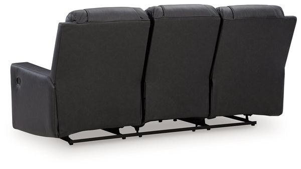 Mackmenville - 2 Pc. - Reclining Sofa & Dbl Rec Loveseat W/Console