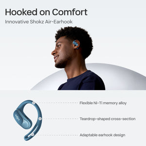 Shokz - OpenFit Air Open-Ear True Wireless Earbuds - Stone Blue