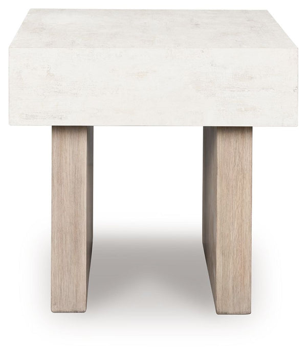 Jorlaina - Rectangular Table #beige #endtables