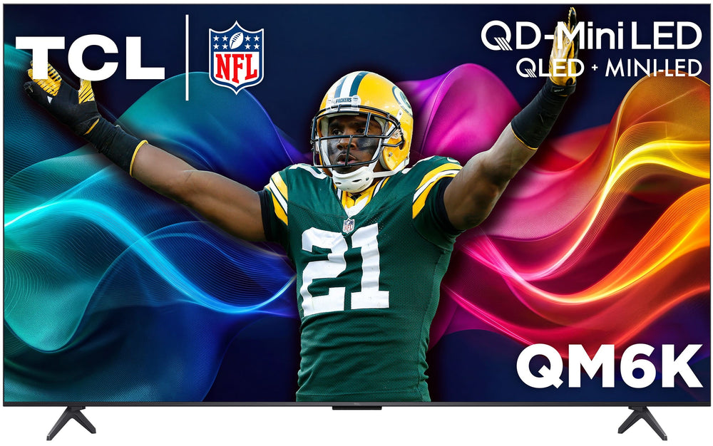 TCL - 75" Class QM6K Series 4K UHD HDR QD Mini LED Smart TV with Google TV (2025)