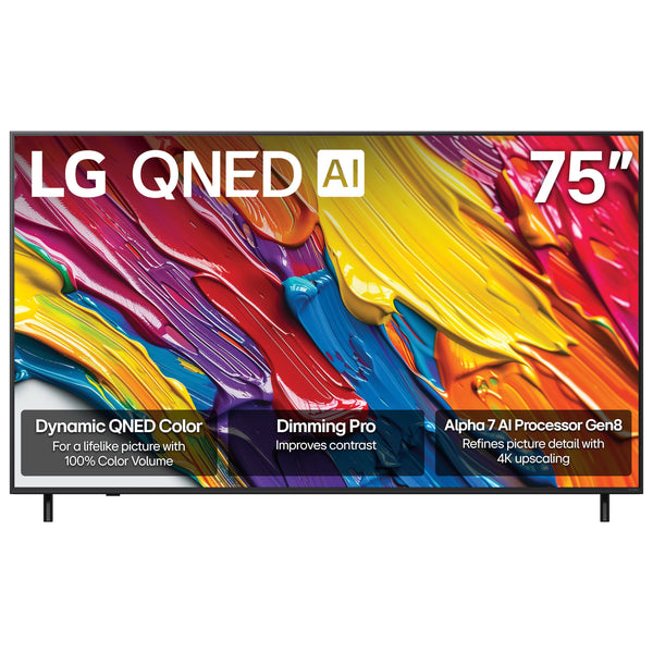 LG - 75" Class 82A Series QNED AI 4K UHD Smart webOS TV (2025)