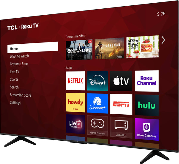 TCL - 75" Class S55LR Series 4K UHD HDR LED Smart TV with Roku TV (2026)