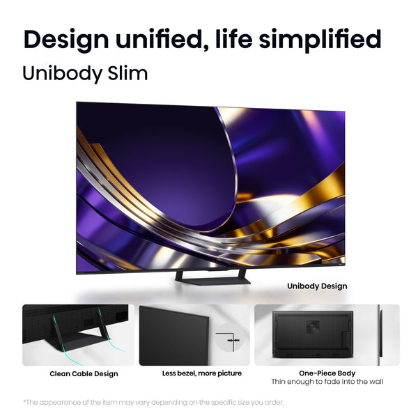 Hisense - 75" Class U7 MiniLED QLED UHD 4K HDR Glare-Free Smart Google TV with Gemini (2026)