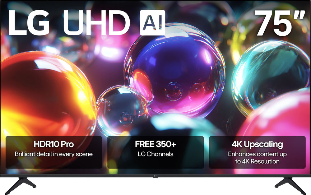 LG - 75” Class UA7000 Series LED AI 4K UHD Smart webOS TV (2025)