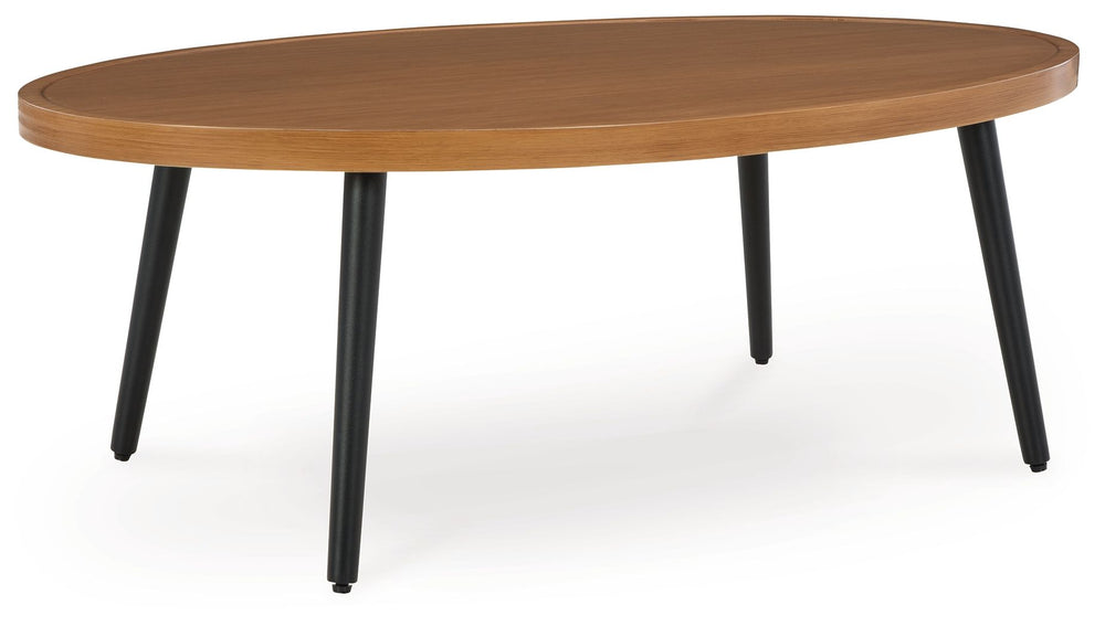 Salón Horizonte - Mesa de Cóctel - Marrón Bicolor