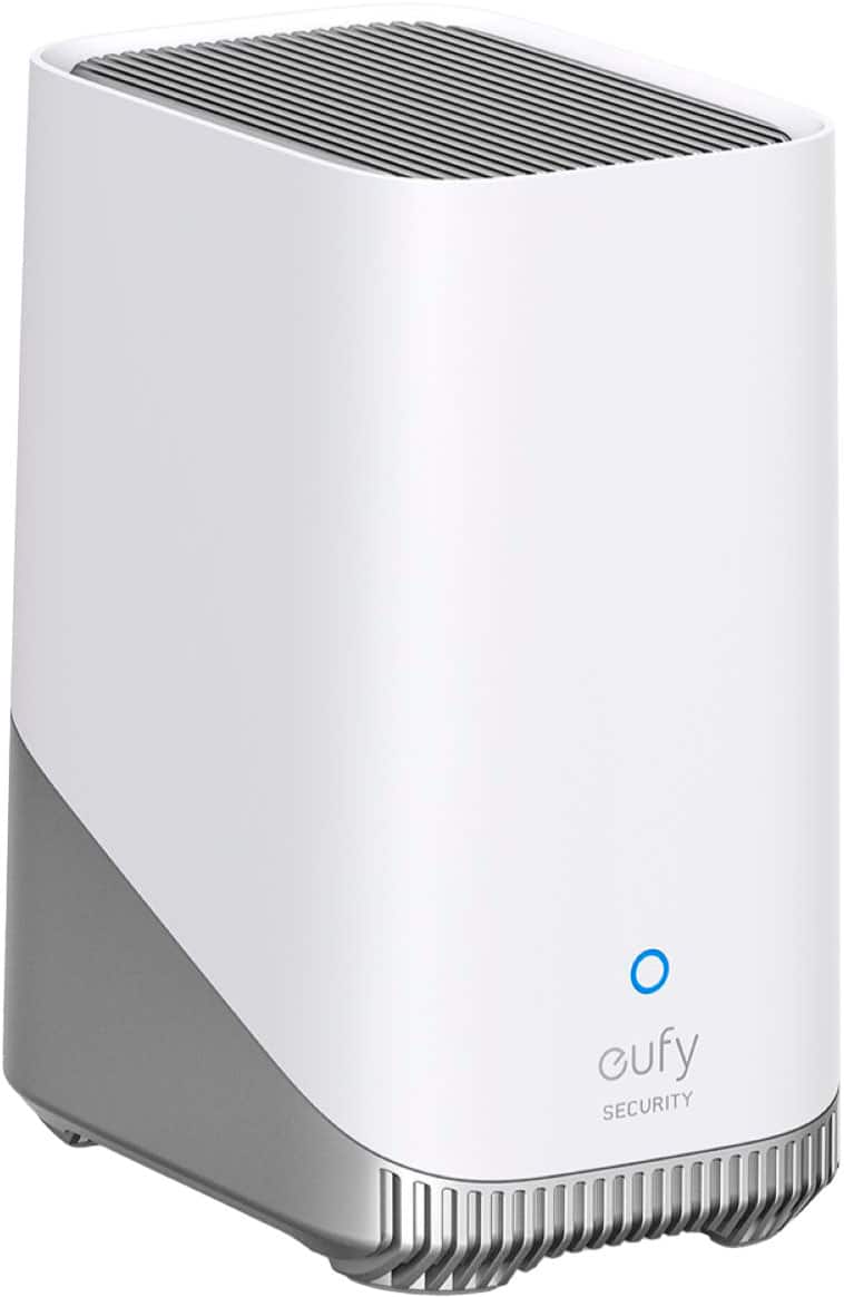 eufy - S380 HomeBase 3 Indoor Wired Base Station with 16GB of Storage Built In - White