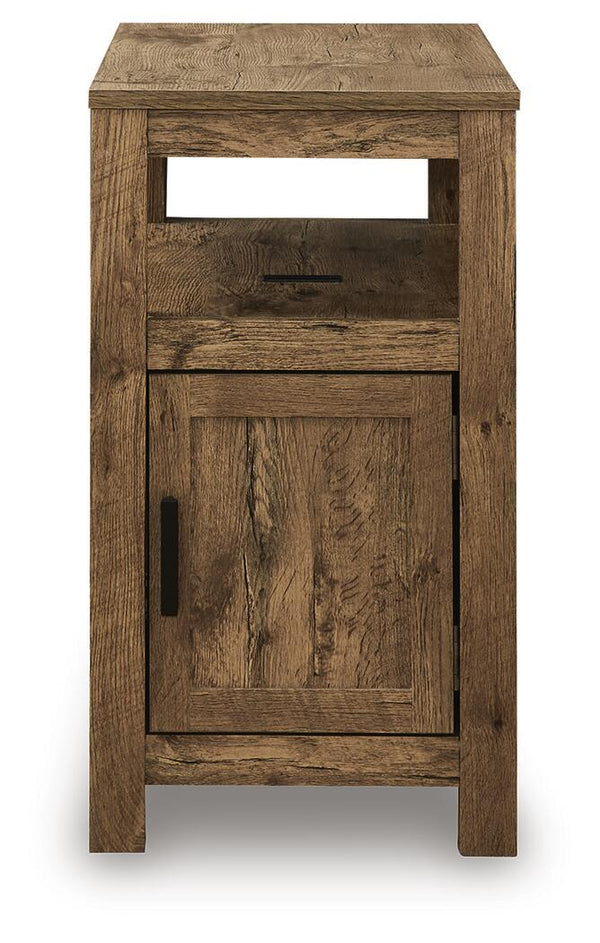 Fendenmore - Chair Side End Table #lightbrown
