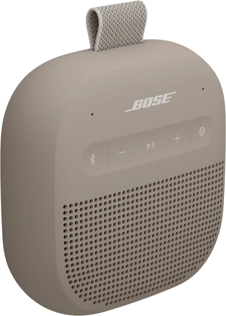 Bose - SoundLink Micro Portable Bluetooth Speaker (2nd Gen) - Sandstone