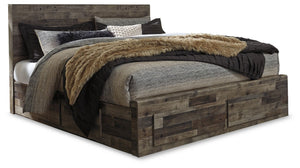 Derekson - Panel Bed #king #4drawers|6drawers