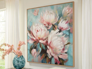 Parryville - Arte de pared - Aguamarina / Rosa