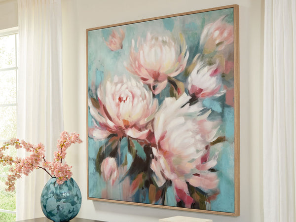 Parryville - Arte de pared - Aguamarina / Rosa