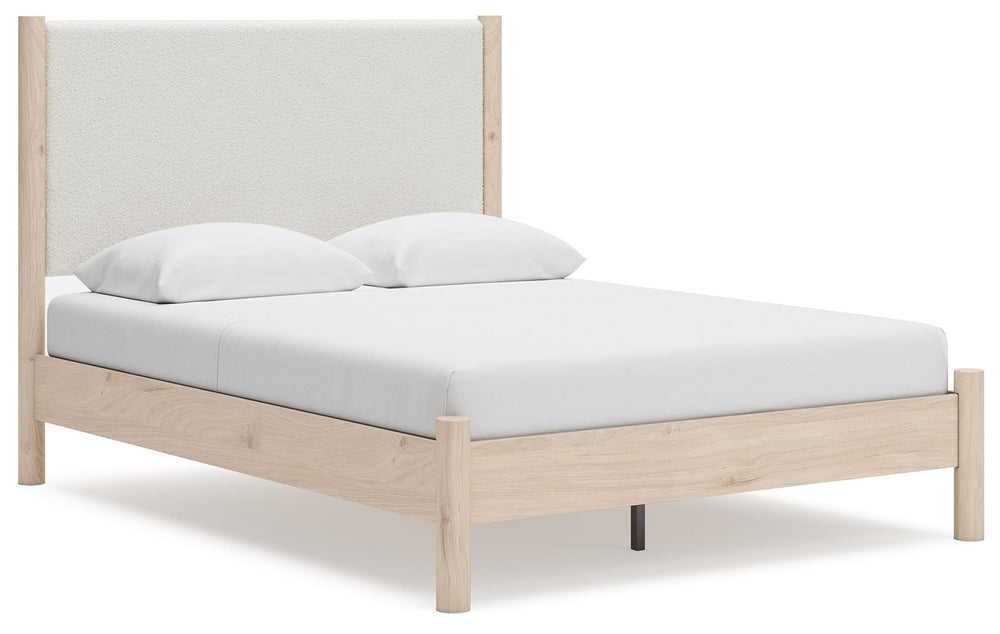Cadmori - Upholstered Panel Bed #queen