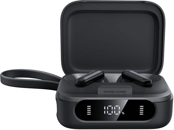 Soundcore - by Anker P41i Bluetooth Wireless In Ear Earbuds with Portable USB-C 3,000mAh Phone Charger - Black