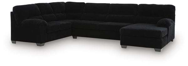 SimpleJoy - 3 Piece Sectional #black #3pc.rafcornerchaisesectional