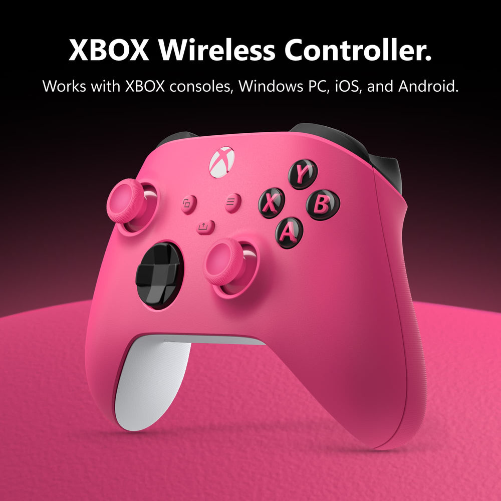 Microsoft - Xbox Wireless Controller for Xbox Series X, Xbox Series S, Xbox One, PCs, and Cloud-Enabled Devices - Deep Pink