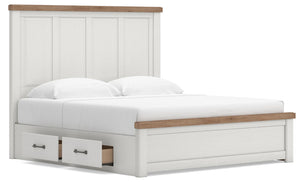 Savonport - Panel Storage Bed #king #2underbedstorageunits