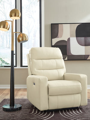 Pennacle Pier - Power Recliner With Adjustable Headrest #beige