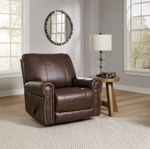 Colleton - Sillón Reclinable Mecedor - Marrón Oscuro