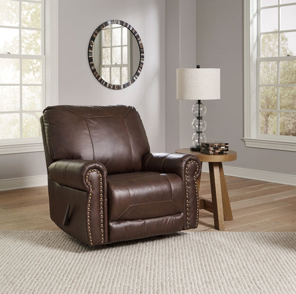 Colleton - Sillón Reclinable Mecedor - Marrón Oscuro