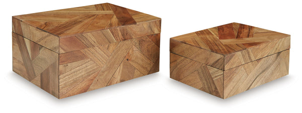 Antford - Juego en caja (Set de 2) - Marrón
