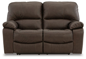 Leesworth - Reclining Loveseat #darkbrown