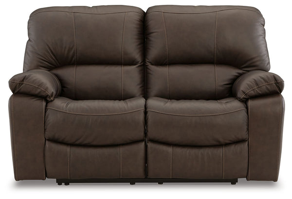Leesworth - Reclining Loveseat #darkbrown