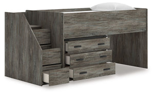 Frandern - Loft Bed #drawers