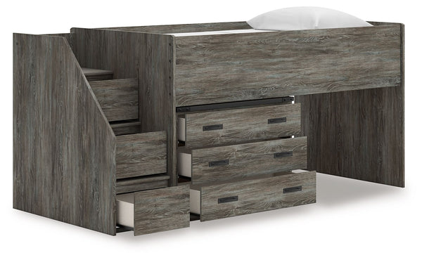 Frandern - Loft Bed #drawers