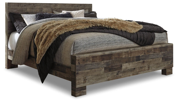 Derekson - Panel Bed #king #none