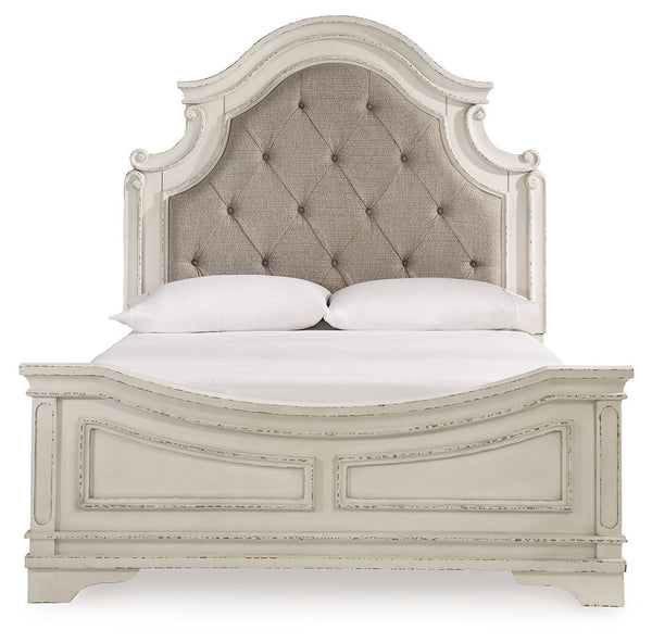 Realyn - Upholstered Panel Bed #queen