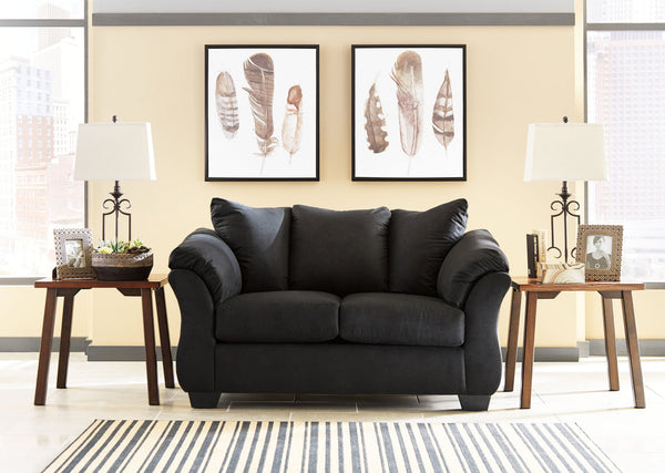 Darcy - Stationary Loveseat #black